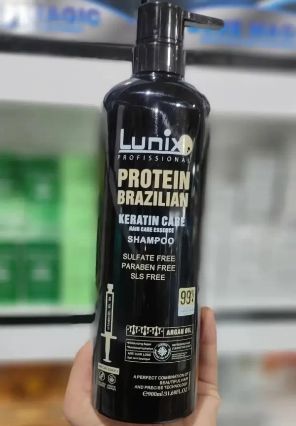 شامپو پروتئین برزیلی لونیکس 900 میلی لیتر